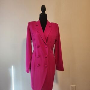 Elegant Pink Women's Blazer